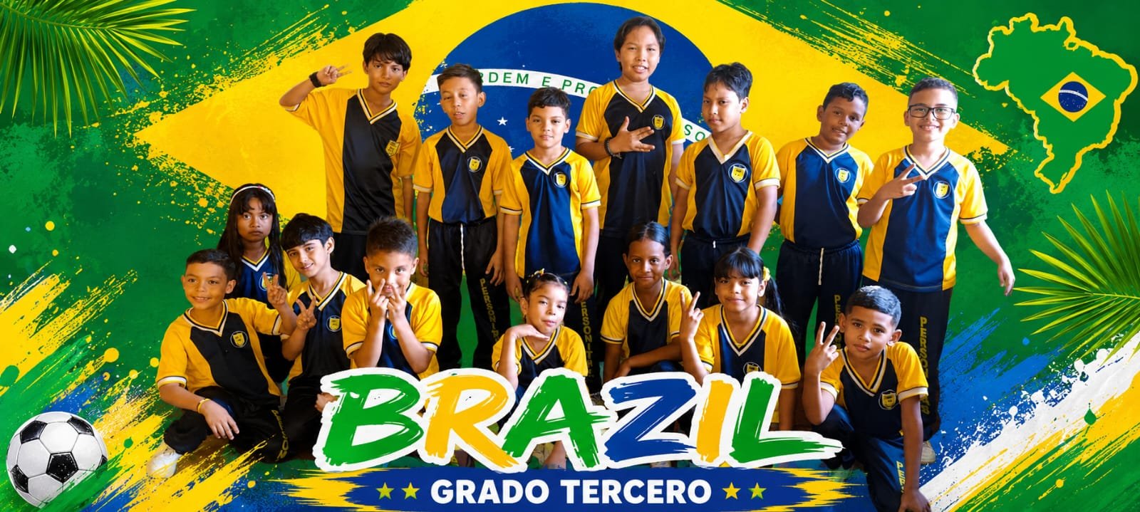 Grado tercero representa a Brasil